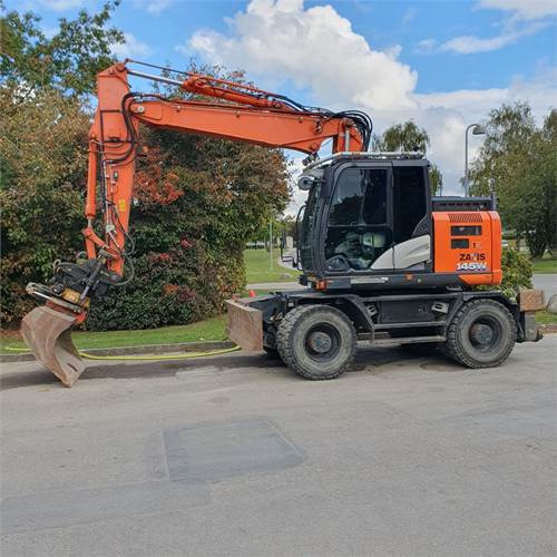 Hitachi ZX145 WT-6 - מחפר גלגלים: תמונה 2 Hitachi ZX145 WT-6 - מחפר גלגלים: תמונה 2