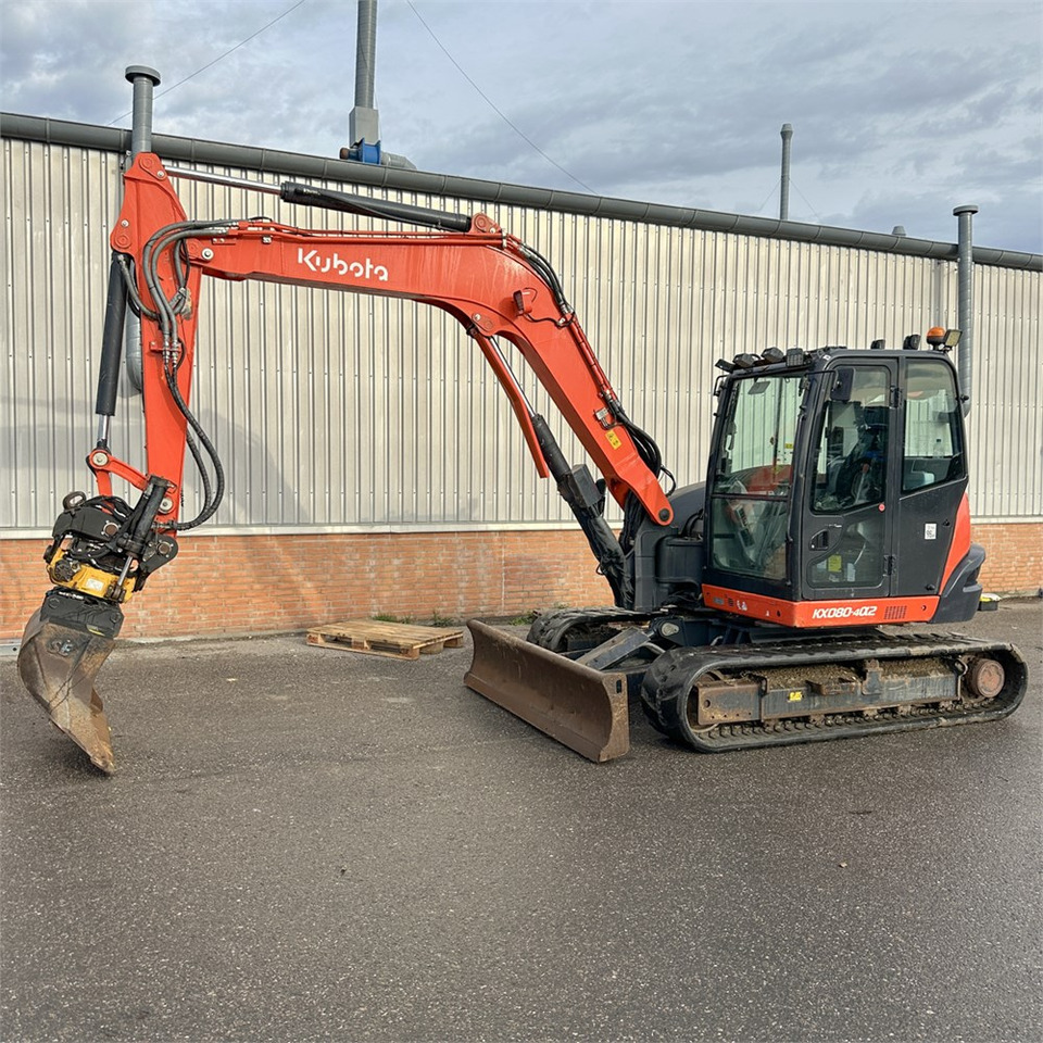 Kubota KX080-4 A2 - מיני מחפר: תמונה 2 Kubota KX080-4 A2 - מיני מחפר: תמונה 2
