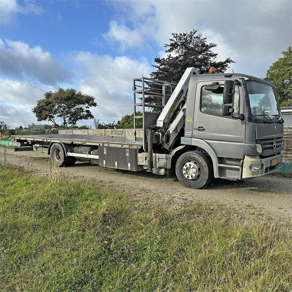 Mercedes Atego 1524 LL - משאית צד נופל/ שטוחה, משאית מנוף: תמונה 1 Mercedes Atego 1524 LL - משאית צד נופל/ שטוחה, משאית מנוף: תמונה 1