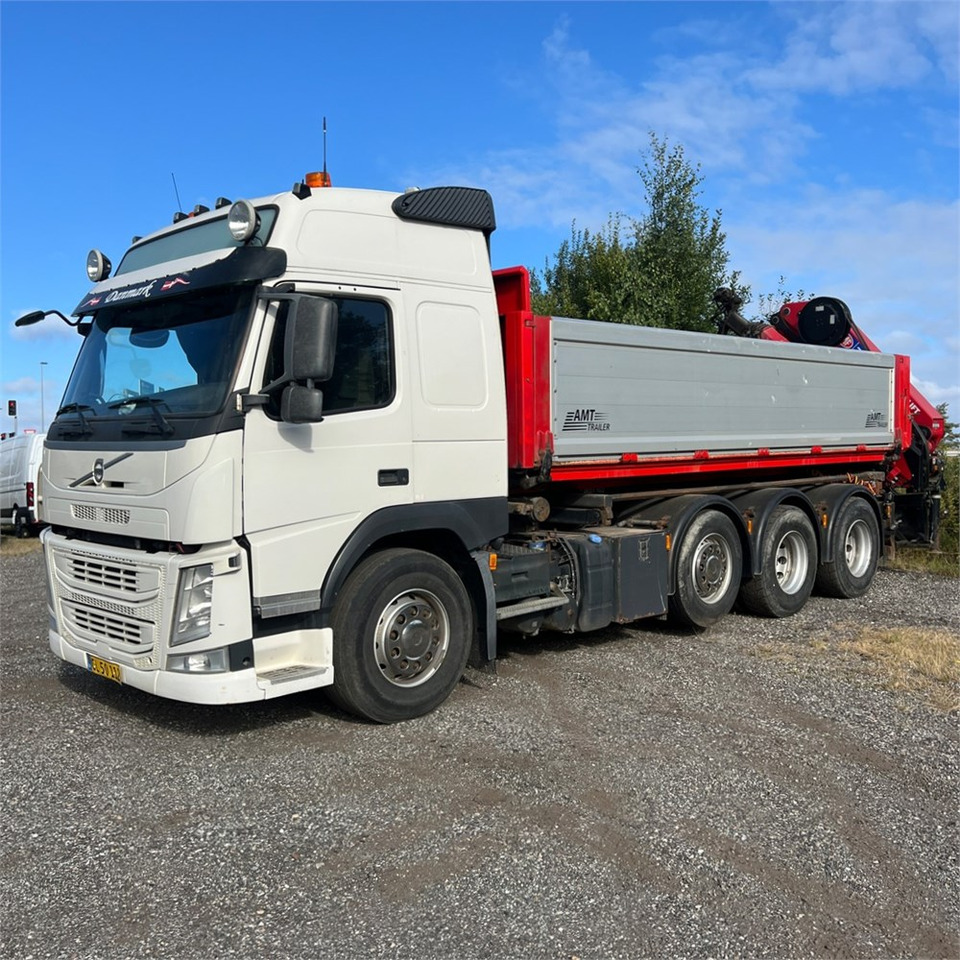 Volvo FM 8x4 500 - משאית צד נופל/ שטוחה, משאית מנוף: תמונה 1 Volvo FM 8x4 500 - משאית צד נופל/ שטוחה, משאית מנוף: תמונה 1