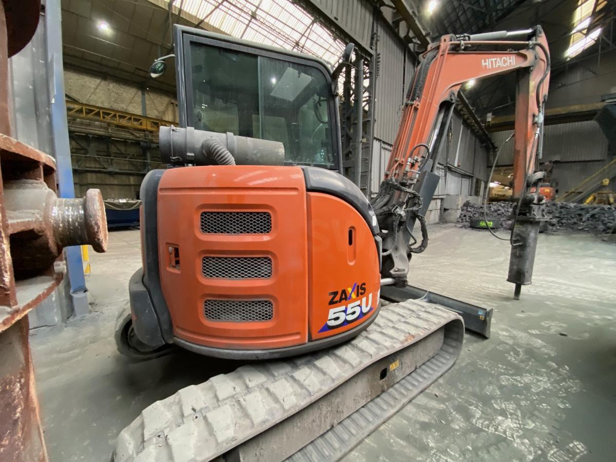 Hitachi ZAXIS 55U-6 CLR - מיני מחפר: תמונה 2 Hitachi ZAXIS 55U-6 CLR - מיני מחפר: תמונה 2