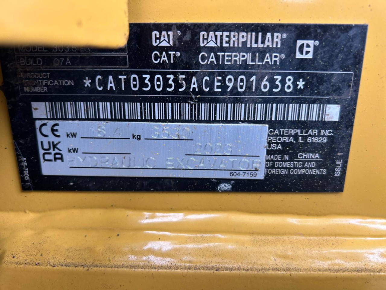 CAT 303.5 - מחפר סורק: תמונה 5 CAT 303.5 - מחפר סורק: תמונה 5
