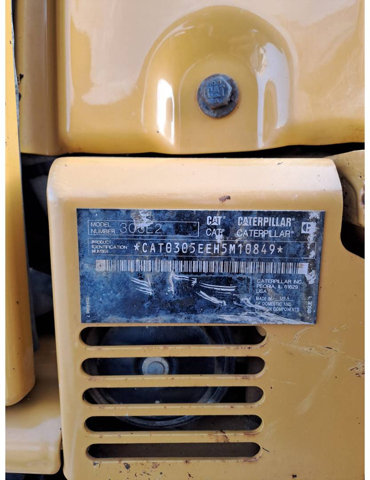CAT 305E2 - מחפר סורק: תמונה 5 CAT 305E2 - מחפר סורק: תמונה 5