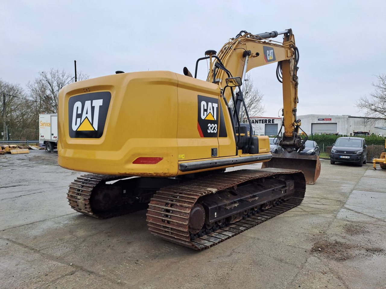 מחפר סורק CAT 323: תמונה 8