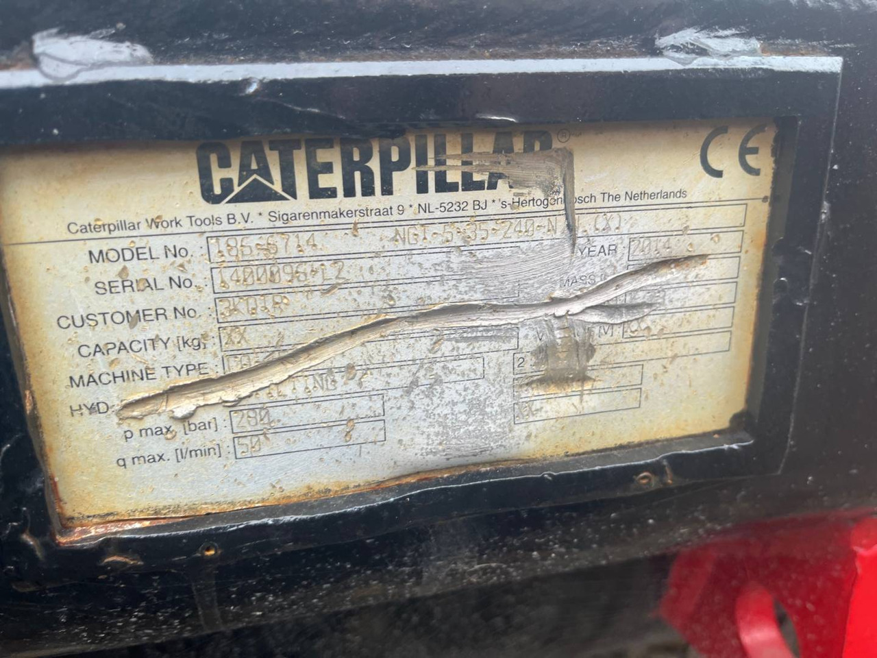 CAT GODET TILT/CW45S/2400MM - דלי מחפר: תמונה 2 CAT GODET TILT/CW45S/2400MM - דלי מחפר: תמונה 2