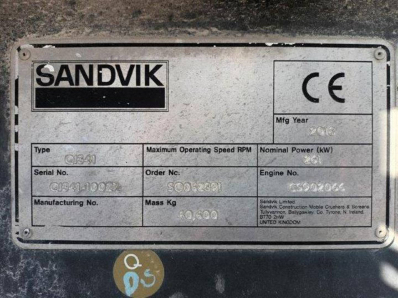 SANDVIK MINING & CONSTRUCTION QI341HS - מגרסה: תמונה 4 SANDVIK MINING & CONSTRUCTION QI341HS - מגרסה: תמונה 4