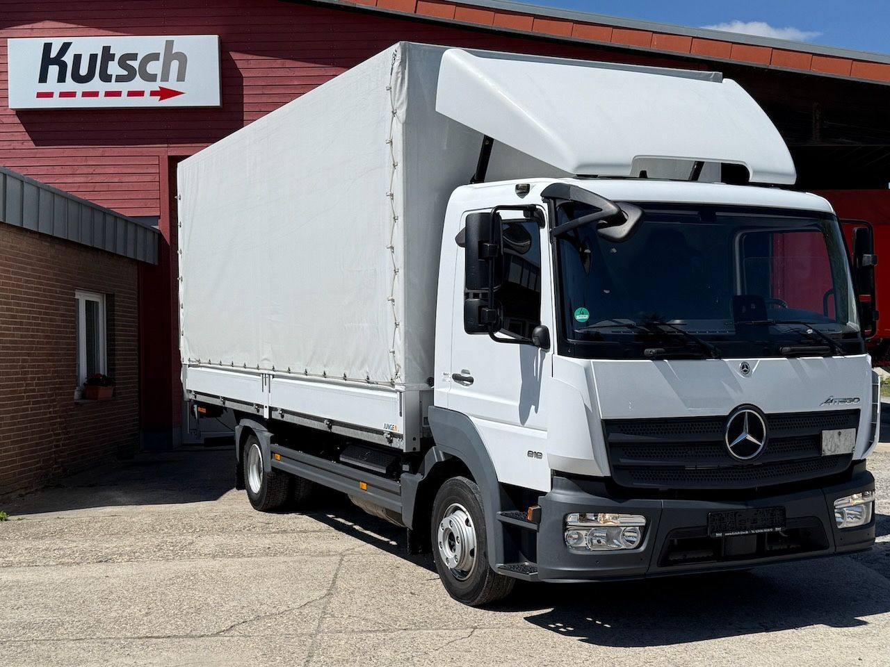 Mercedes-Benz Atego 818L Plane, Ladebordwand, Klima, AHK - משאית וילונות צד: תמונה 4 Mercedes-Benz Atego 818L Plane, Ladebordwand, Klima, AHK - משאית וילונות צד: תמונה 4
