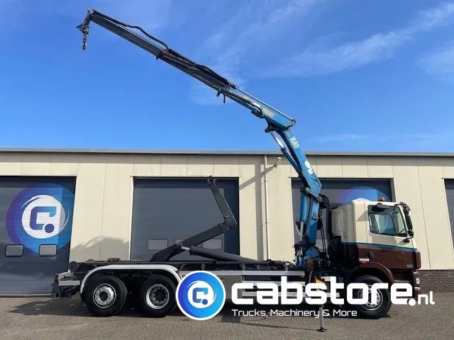 DAF CF 85.340 6X2 Euro 3 - Haakarm containersystem - Hooklift - Abrollkipper - Year 2004 - HMF 1680-K2 Crane - Grua - Ladekran - Autolaadkraan - משאית הרמת וו, משאית מנוף: תמונה 5 DAF CF 85.340 6X2 Euro 3 - Haakarm containersystem - Hooklift - Abrollkipper - Year 2004 - HMF 1680-K2 Crane - Grua - Ladekran - Autolaadkraan - משאית הרמת וו, משאית מנוף: תמונה 5