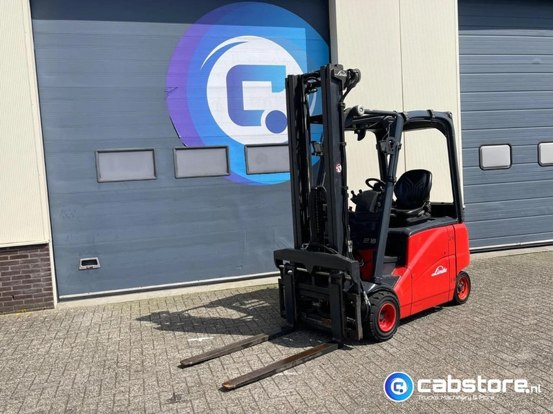 Linde E18PH-01 Elektrische hef truck - Electric Forklift - Year 2011- Side shift - Vorkverstelling - מלגזה: תמונה 2 Linde E18PH-01 Elektrische hef truck - Electric Forklift - Year 2011- Side shift - Vorkverstelling - מלגזה: תמונה 2