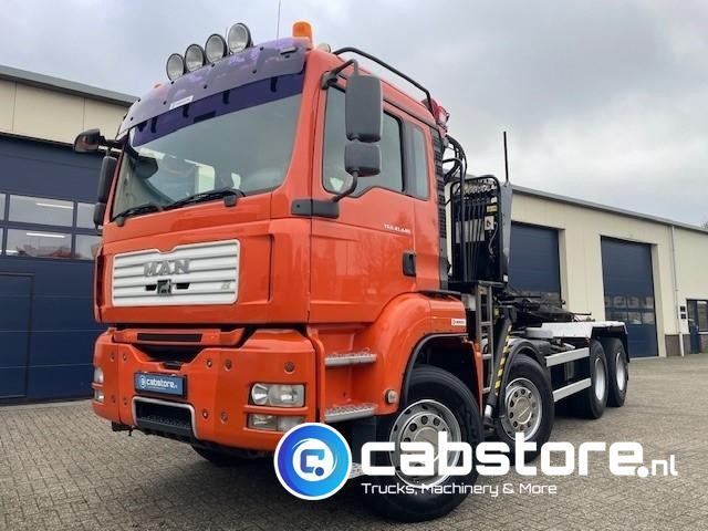 MAN TGA 41.440 8X4 BB Palfinger Epsilon Z-Kraan bouwjaar 2011 + NCH 30 Ton's Kabel-containersyteem - Handgeschakeld - Bouwjaar 2007 - Km 582.782 - משאית מנוף: תמונה 1 MAN TGA 41.440 8X4 BB Palfinger Epsilon Z-Kraan bouwjaar 2011 + NCH 30 Ton's Kabel-containersyteem - Handgeschakeld - Bouwjaar 2007 - Km 582.782 - משאית מנוף: תמונה 1