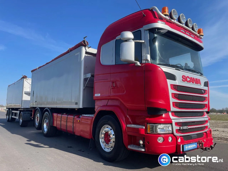 Scania R450 LB6X2*4HNB Euro 6 - Year 2016 - RETARDER - ALUMINIUM kipper + FLOOR kipper aanhangwagen - Good Condition !! - מזהיר: תמונה 2 Scania R450 LB6X2*4HNB Euro 6 - Year 2016 - RETARDER - ALUMINIUM kipper + FLOOR kipper aanhangwagen - Good Condition !! - מזהיר: תמונה 2