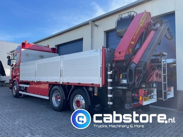 Scania R520 LB6X2*4HNB Euro 6 - Bouwjaar 2013 - Highline - Opticruise - Open box + Palfinger PK 24001-K B Autolaadkraan - Good condition ! - משאית צד נופל/ שטוחה, משאית מנוף: תמונה 5 Scania R520 LB6X2*4HNB Euro 6 - Bouwjaar 2013 - Highline - Opticruise - Open box + Palfinger PK 24001-K B Autolaadkraan - Good condition ! - משאית צד נופל/ שטוחה, משאית מנוף: תמונה 5