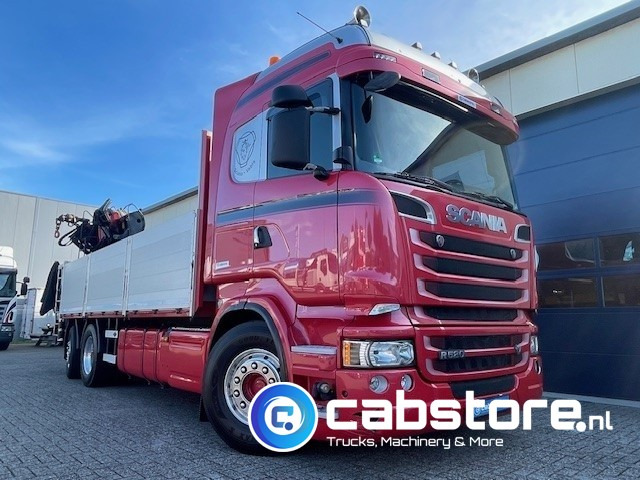 Scania R520 LB6X2*4HNB Euro 6 - Bouwjaar 2013 - Highline - Opticruise - Open box + Palfinger PK 24001-K B Autolaadkraan - Good condition ! - משאית צד נופל/ שטוחה, משאית מנוף: תמונה 4 Scania R520 LB6X2*4HNB Euro 6 - Bouwjaar 2013 - Highline - Opticruise - Open box + Palfinger PK 24001-K B Autolaadkraan - Good condition ! - משאית צד נופל/ שטוחה, משאית מנוף: תמונה 4