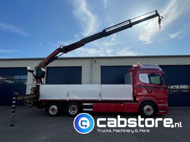 Scania R520 LB6X2*4HNB Euro 6 - Bouwjaar 2013 - Highline - Opticruise - Open box + Palfinger PK 24001-K B Autolaadkraan - Good condition ! - משאית צד נופל/ שטוחה, משאית מנוף: תמונה 3 Scania R520 LB6X2*4HNB Euro 6 - Bouwjaar 2013 - Highline - Opticruise - Open box + Palfinger PK 24001-K B Autolaadkraan - Good condition ! - משאית צד נופל/ שטוחה, משאית מנוף: תמונה 3
