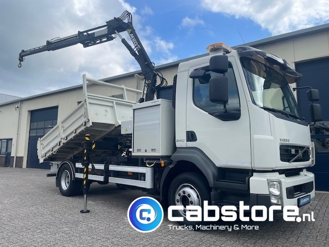 Volvo FL 240 4x2 Euro 5 - Kipper - MKG HLK 45 a2 Autolaadkraan - Bouwjaar 2012 - APK 18-10-2025 - ORIGINAL Km 35.640 !!!! - Good condition !! - משאית מנוף: תמונה 1 Volvo FL 240 4x2 Euro 5 - Kipper - MKG HLK 45 a2 Autolaadkraan - Bouwjaar 2012 - APK 18-10-2025 - ORIGINAL Km 35.640 !!!! - Good condition !! - משאית מנוף: תמונה 1