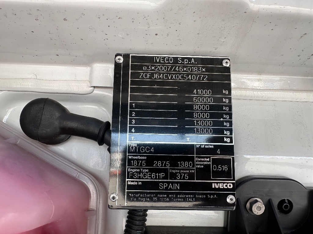 חָדָשׁ משאית עם שלדת תא Iveco T-Way 410T510 8x4: תמונה 13