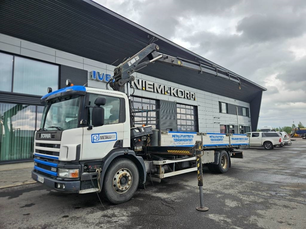 Scania P 94 DB 220 Hiab 135-4 lisähydrauliikalla - משאית מנוף: תמונה 1 Scania P 94 DB 220 Hiab 135-4 lisähydrauliikalla - משאית מנוף: תמונה 1