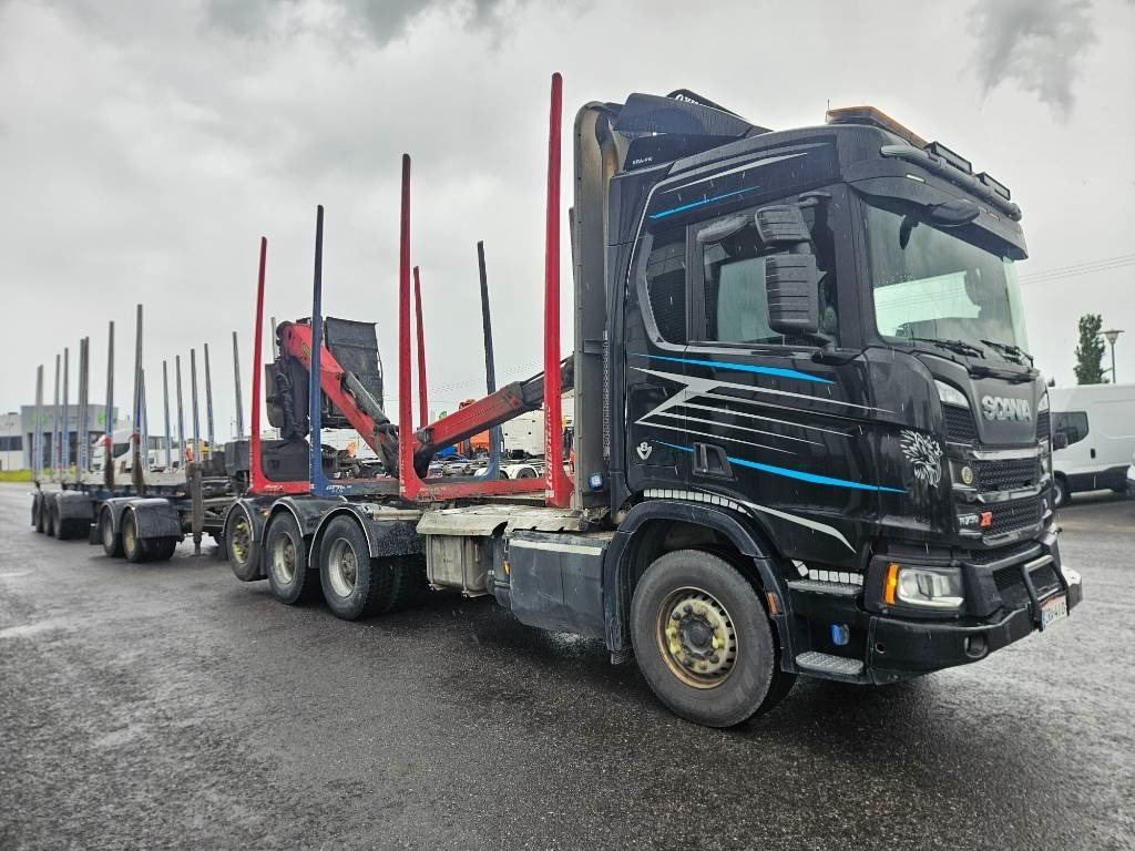 Scania R730 8x4 koko yhdistelmä - משאית עץ: תמונה 3 Scania R730 8x4 koko yhdistelmä - משאית עץ: תמונה 3