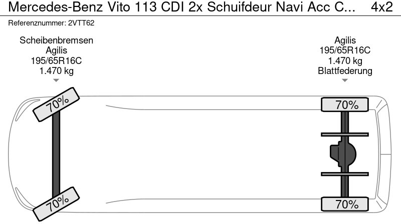 Mercedes-Benz Vito 113 CDI 2x Schuifdeur Navi Acc Cruise 1e Eigenaar Origi NL VERKOCHT! - כלי רכב מסחרי קטן: תמונה 5 Mercedes-Benz Vito 113 CDI 2x Schuifdeur Navi Acc Cruise 1e Eigenaar Origi NL VERKOCHT! - כלי רכב מסחרי קטן: תמונה 5