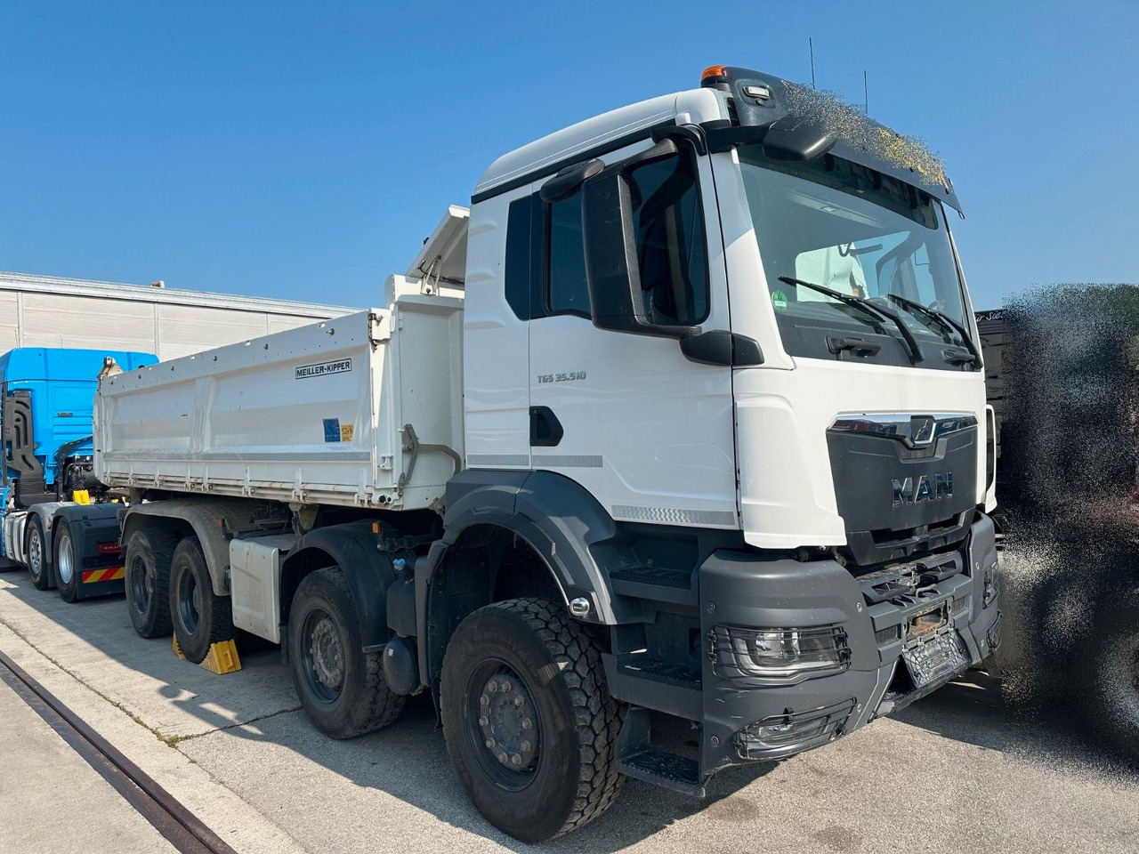 MAN TGS 35.510 8X4 Motorschaden - מזהיר: תמונה 1 MAN TGS 35.510 8X4 Motorschaden - מזהיר: תמונה 1