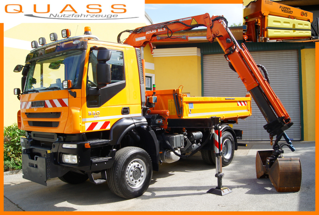 IVECO 190T33 Trakker 4x4/ATLAS 85.2/Euro5/Winterdienst/Streuer - מפלסת שלג: תמונה 1 IVECO 190T33 Trakker 4x4/ATLAS 85.2/Euro5/Winterdienst/Streuer - מפלסת שלג: תמונה 1