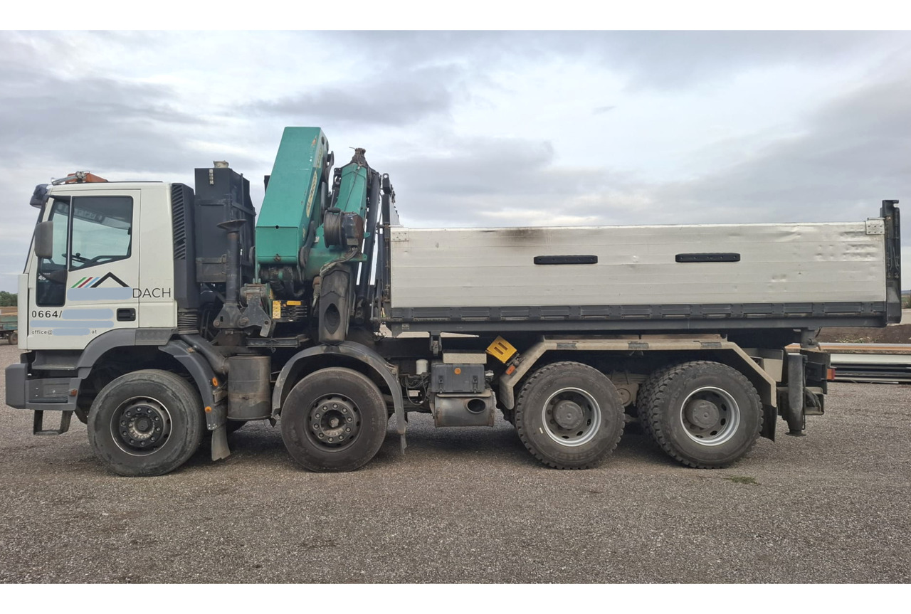 IVECO 480 EUROTRAKKER 8x4/TÜV/Palfinger PK 44002 G/MEILLER - מזהיר, משאית מנוף: תמונה 1 IVECO 480 EUROTRAKKER 8x4/TÜV/Palfinger PK 44002 G/MEILLER - מזהיר, משאית מנוף: תמונה 1