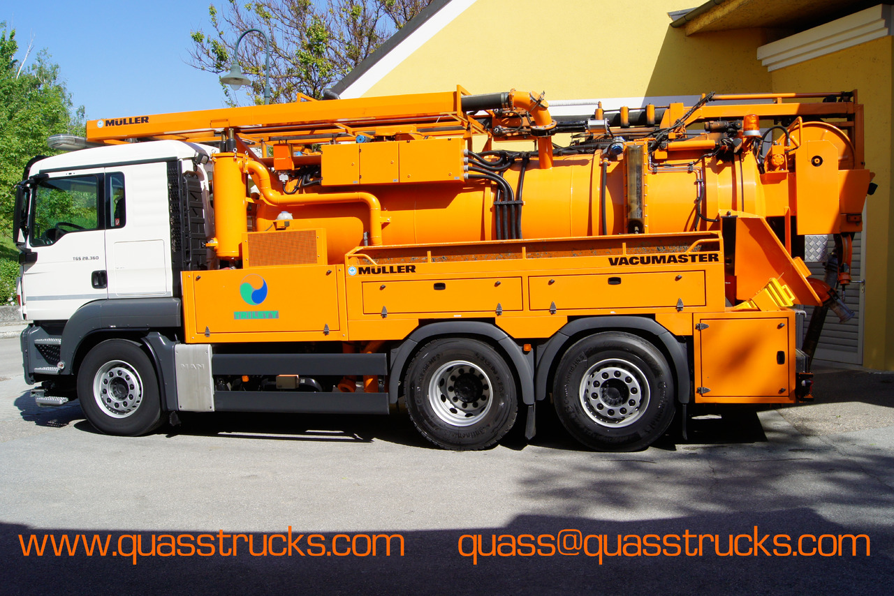 MAN TGS 28.360 BL 6x2-4/MÜLLER-KOMBI + Funk/TÜV/Euro5 - משאית ואקום: תמונה 2 MAN TGS 28.360 BL 6x2-4/MÜLLER-KOMBI + Funk/TÜV/Euro5 - משאית ואקום: תמונה 2