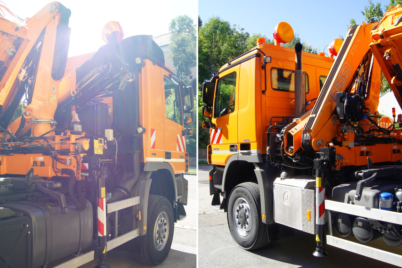 MERCEDES-BENZ ACTROS 1836 /4x4/TÜV/FASSI 110/MEILLER/Winterdienst/Wechselsystem - מפלסת שלג: תמונה 5 MERCEDES-BENZ ACTROS 1836 /4x4/TÜV/FASSI 110/MEILLER/Winterdienst/Wechselsystem - מפלסת שלג: תמונה 5