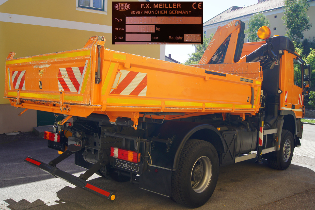 MERCEDES-BENZ ACTROS 1836 /4x4/TÜV/FASSI 110/MEILLER/Winterdienst/Wechselsystem - מזהיר, משאית מנוף: תמונה 4 MERCEDES-BENZ ACTROS 1836 /4x4/TÜV/FASSI 110/MEILLER/Winterdienst/Wechselsystem - מזהיר, משאית מנוף: תמונה 4