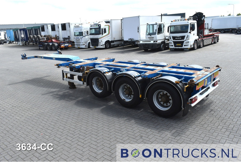 D-Tec FLEXITRAILER | 2x20-30-40-45ft HC * 2x EXTENDABLE * LIFT AXLE - סמיטריילר מוביל מכולות/ החלפת גוף: תמונה 3 D-Tec FLEXITRAILER | 2x20-30-40-45ft HC * 2x EXTENDABLE * LIFT AXLE - סמיטריילר מוביל מכולות/ החלפת גוף: תמונה 3