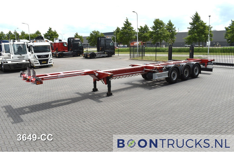 D-Tec FLEXITRAILER | 2x20-30-40-45ft HC * 2x LIFT AXLE * 2x EXTENDABLE * DISC BRAKES - סמיטריילר מוביל מכולות/ החלפת גוף: תמונה 5 D-Tec FLEXITRAILER | 2x20-30-40-45ft HC * 2x LIFT AXLE * 2x EXTENDABLE * DISC BRAKES - סמיטריילר מוביל מכולות/ החלפת גוף: תמונה 5