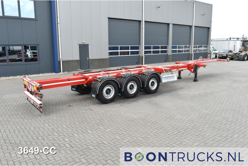 D-Tec FLEXITRAILER | 2x20-30-40-45ft HC * 2x LIFT AXLE * 2x EXTENDABLE * DISC BRAKES - סמיטריילר מוביל מכולות/ החלפת גוף: תמונה 2 D-Tec FLEXITRAILER | 2x20-30-40-45ft HC * 2x LIFT AXLE * 2x EXTENDABLE * DISC BRAKES - סמיטריילר מוביל מכולות/ החלפת גוף: תמונה 2