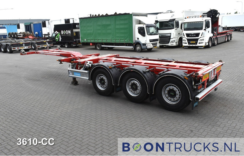 D-Tec FLEXITRAILER | 2x20-30-40-45ft HC * 2x LIFT AXLE * 2x EXTENDABLE * DISC BRAKES - סמיטריילר מוביל מכולות/ החלפת גוף: תמונה 3 D-Tec FLEXITRAILER | 2x20-30-40-45ft HC * 2x LIFT AXLE * 2x EXTENDABLE * DISC BRAKES - סמיטריילר מוביל מכולות/ החלפת גוף: תמונה 3