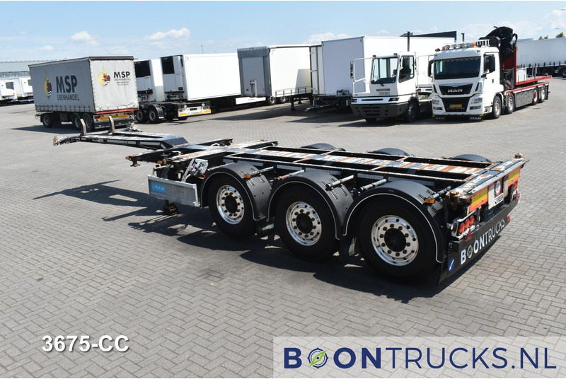 D-Tec FLEXITRAILER | 2x20-30-40-45ft HC * BPW / DISC * ALCOA * 3x EXTENDABLE - סמיטריילר מוביל מכולות/ החלפת גוף: תמונה 3 D-Tec FLEXITRAILER | 2x20-30-40-45ft HC * BPW / DISC * ALCOA * 3x EXTENDABLE - סמיטריילר מוביל מכולות/ החלפת גוף: תמונה 3