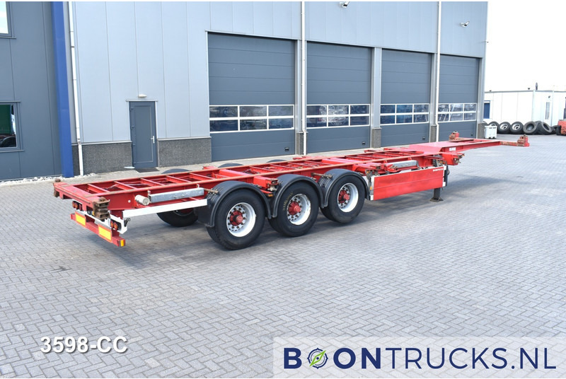 סמיטריילר מוביל מכולות/ החלפת גוף Groenewegen 40CC-12-27TUN | 2x20-30-40ft HC * LIFT AXLE * NL TRAILER: תמונה 1