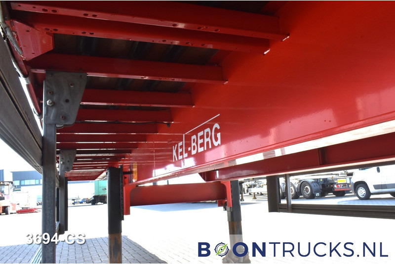 סמיטריילר עם וילונות צד KEL-BERG DB500V/XL | TRIDEC STUURAS *  LIFTAS * LAADKLEP * HH VLOER * 13.6M * NL TRAILER: תמונה 18