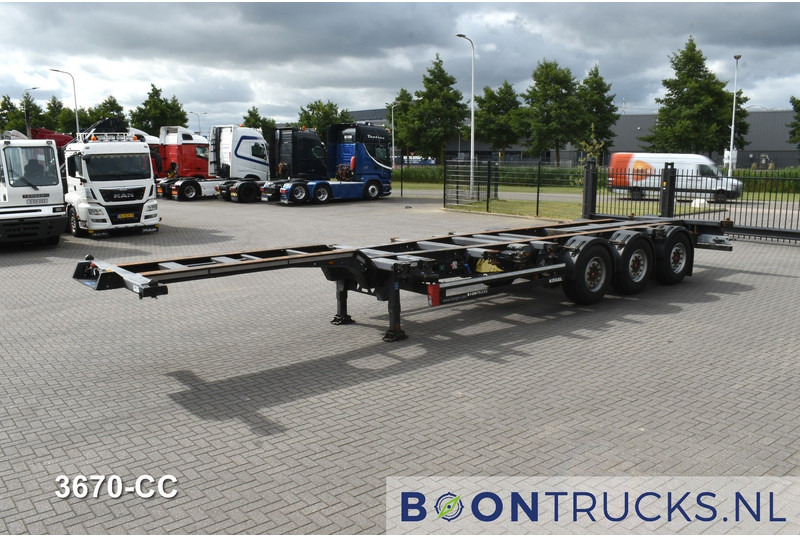 Kögel PORT 40 SIMPLEX 20 | 2x20-30-40ft HC * LIFT AXLE * SAF / DISC * EXTENDABLE REAR * MOT 02-2026 - סמיטריילר מוביל מכולות/ החלפת גוף: תמונה 5 Kögel PORT 40 SIMPLEX 20 | 2x20-30-40ft HC * LIFT AXLE * SAF / DISC * EXTENDABLE REAR * MOT 02-2026 - סמיטריילר מוביל מכולות/ החלפת גוף: תמונה 5