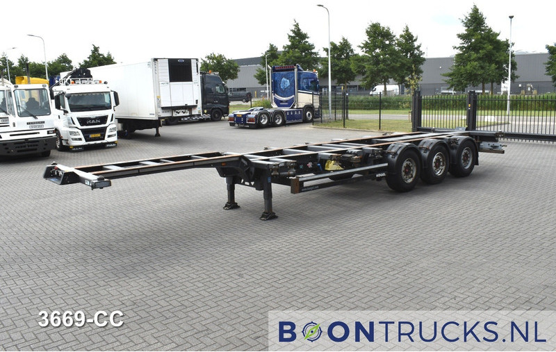 Kögel PORT 40 SIMPLEX 20 2x20-30-40ft HC * LIFT AXLE * SAF / DISC * EXTENDABLE REAR - סמיטריילר מוביל מכולות/ החלפת גוף: תמונה 5 Kögel PORT 40 SIMPLEX 20 2x20-30-40ft HC * LIFT AXLE * SAF / DISC * EXTENDABLE REAR - סמיטריילר מוביל מכולות/ החלפת גוף: תמונה 5