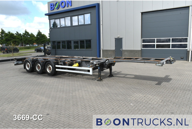 Kögel PORT 40 SIMPLEX 20 2x20-30-40ft HC * LIFT AXLE * SAF / DISC * EXTENDABLE REAR - סמיטריילר מוביל מכולות/ החלפת גוף: תמונה 4 Kögel PORT 40 SIMPLEX 20 2x20-30-40ft HC * LIFT AXLE * SAF / DISC * EXTENDABLE REAR - סמיטריילר מוביל מכולות/ החלפת גוף: תמונה 4