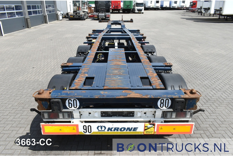 סמיטריילר מוביל מכולות/ החלפת גוף Krone SD BOX LINER | 2x20-40-45ft HC * LIFTACHSE * BPW/SCHEIBE * HECKSCHIEBER * 9x VERFÜGBAR: תמונה 6