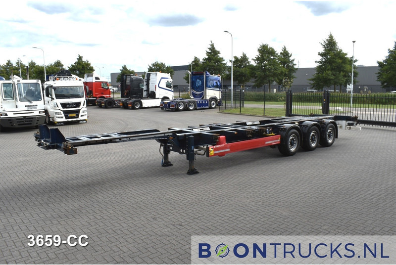 Krone SD BOX LINER | 2x20-40-45ft HC * LIFTAS * BPW/SCHIJF * ACHTERSCHUIVER * 9x BESCHIKBAAR - סמיטריילר מוביל מכולות/ החלפת גוף: תמונה 5 Krone SD BOX LINER | 2x20-40-45ft HC * LIFTAS * BPW/SCHIJF * ACHTERSCHUIVER * 9x BESCHIKBAAR - סמיטריילר מוביל מכולות/ החלפת גוף: תמונה 5