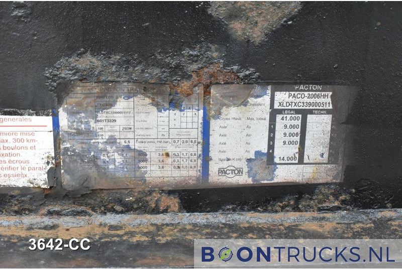 סמיטריילר מוביל מכולות/ החלפת גוף Pacton T3-007 FIXED CHASSIS | 40-45ft HC * 4500 Kg * BPW/DRUM * NL TRAILER: תמונה 20 סמיטריילר מוביל מכולות/ החלפת גוף Pacton T3-007 FIXED CHASSIS | 40-45ft HC * 4500 Kg * BPW/DRUM * NL TRAILER: תמונה 20