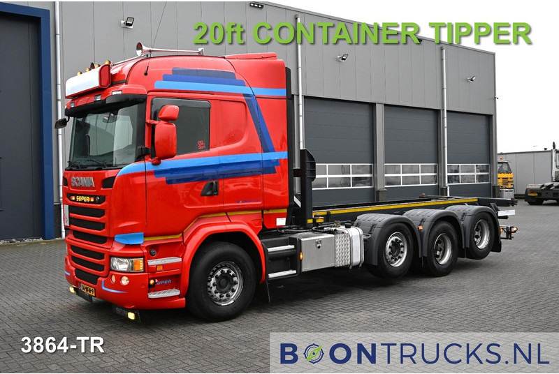Scania R450 8x2 | EURO6 * CONTAINER TRANSPORT * 20ft TIPPING * NL TRUCK * APK 02-2026 - מוביל מכולות/ משאית החלפת גוף: תמונה 2 Scania R450 8x2 | EURO6 * CONTAINER TRANSPORT * 20ft TIPPING * NL TRUCK * APK 02-2026 - מוביל מכולות/ משאית החלפת גוף: תמונה 2