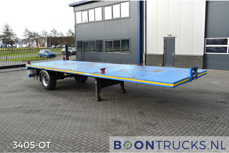 Schmitz Cargobull SKO 10 PLATTE BAK | TWISTLOCKS 20ft * L 900 cm * KENTEKEN LANGZAAM VERKEER - סמיטריילר צד נופל/ שטוח: תמונה 4 Schmitz Cargobull SKO 10 PLATTE BAK | TWISTLOCKS 20ft * L 900 cm * KENTEKEN LANGZAAM VERKEER - סמיטריילר צד נופל/ שטוח: תמונה 4