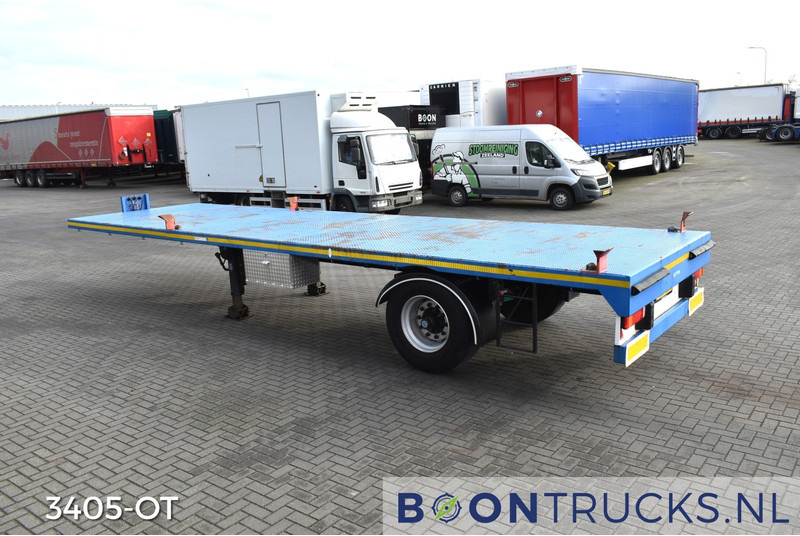 Schmitz Cargobull SKO 10 PLATTE BAK | TWISTLOCKS 20ft * L 900 cm * KENTEKEN LANGZAAM VERKEER - סמיטריילר צד נופל/ שטוח: תמונה 3 Schmitz Cargobull SKO 10 PLATTE BAK | TWISTLOCKS 20ft * L 900 cm * KENTEKEN LANGZAAM VERKEER - סמיטריילר צד נופל/ שטוח: תמונה 3