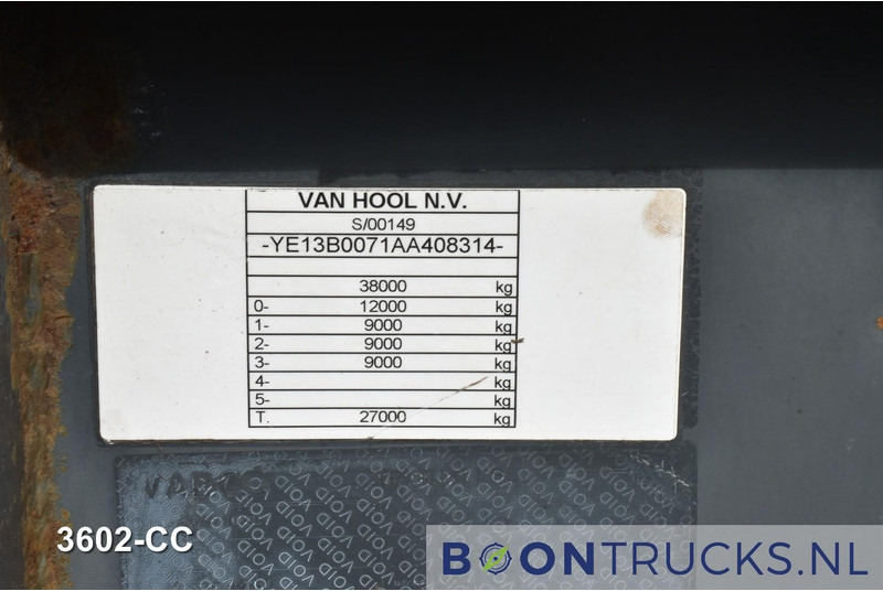 סמיטריילר מוביל מכולות/ החלפת גוף Van Hool 3B0071 STACK PRICE € 11500 | 20-30ft * ADR: FL, AT, OX * 3840 KG * LIFT AXLE: תמונה 15 סמיטריילר מוביל מכולות/ החלפת גוף Van Hool 3B0071 STACK PRICE € 11500 | 20-30ft * ADR: FL, AT, OX * 3840 KG * LIFT AXLE: תמונה 15