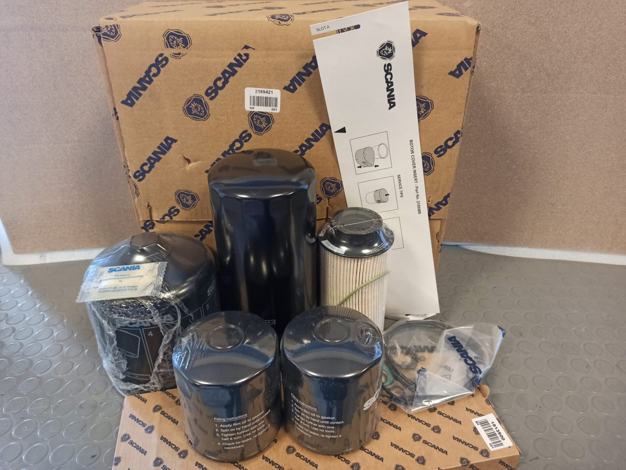 SCANIA MAINTENANCE KIT - 2189421 - ערכת שיפוץ כללי למנוע עבור משאית: תמונה 1 SCANIA MAINTENANCE KIT - 2189421 - ערכת שיפוץ כללי למנוע עבור משאית: תמונה 1