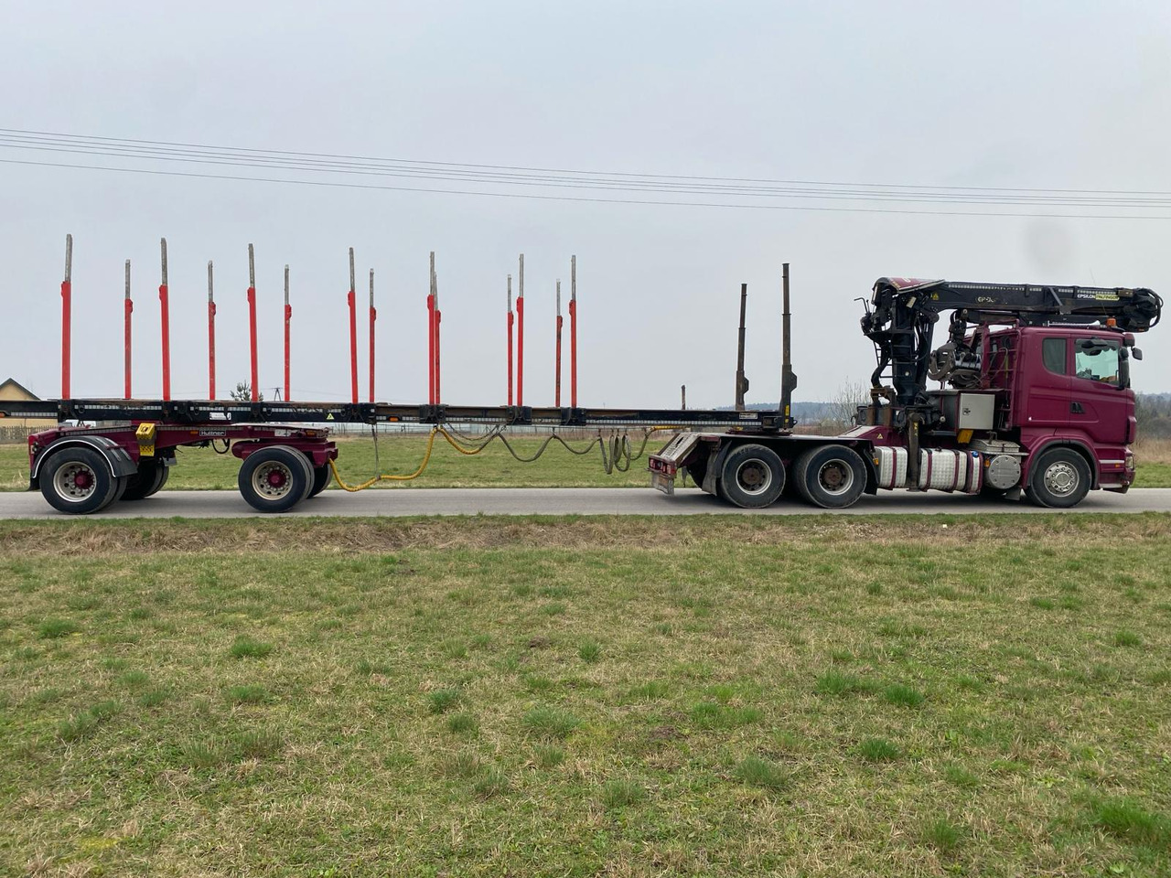 SCANIA R500 - משאית עץ, משאית מנוף: תמונה 4 SCANIA R500 - משאית עץ, משאית מנוף: תמונה 4