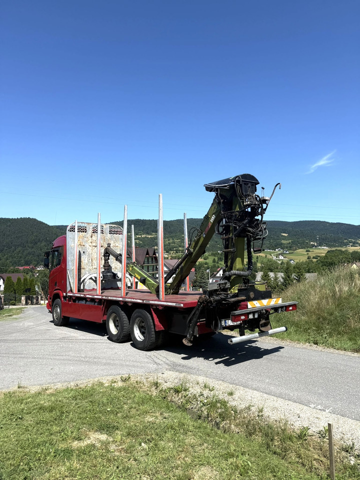 SCANIA R520 XT - משאית עץ, משאית מנוף: תמונה 3 SCANIA R520 XT - משאית עץ, משאית מנוף: תמונה 3