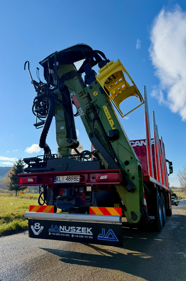 SCANIA R520 XT - משאית עץ, משאית מנוף: תמונה 5 SCANIA R520 XT - משאית עץ, משאית מנוף: תמונה 5